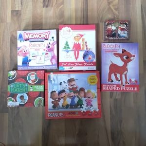 Christmas Puzzles and Memory Games & Cards